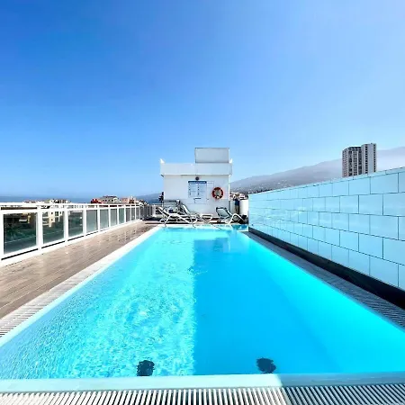 Studio With Balcony, Wifi And Rooftop Pool In Puerto De La Cruz 푸에르토 드 라 크루즈