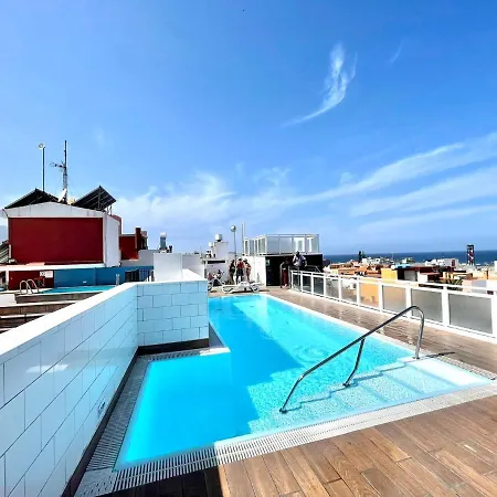 Studio With Balcony, Wifi And Rooftop Pool In Puerto De La Cruz *
